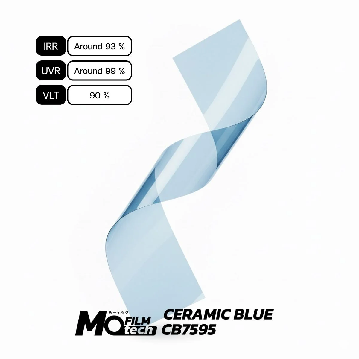 ฟิล์มกรองแสง CERAMIC BLUE CB7595 | Motech Film